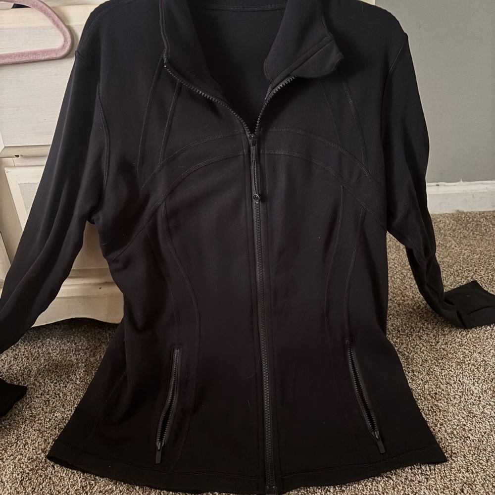 lululemon athletica Black Bomber Jacket